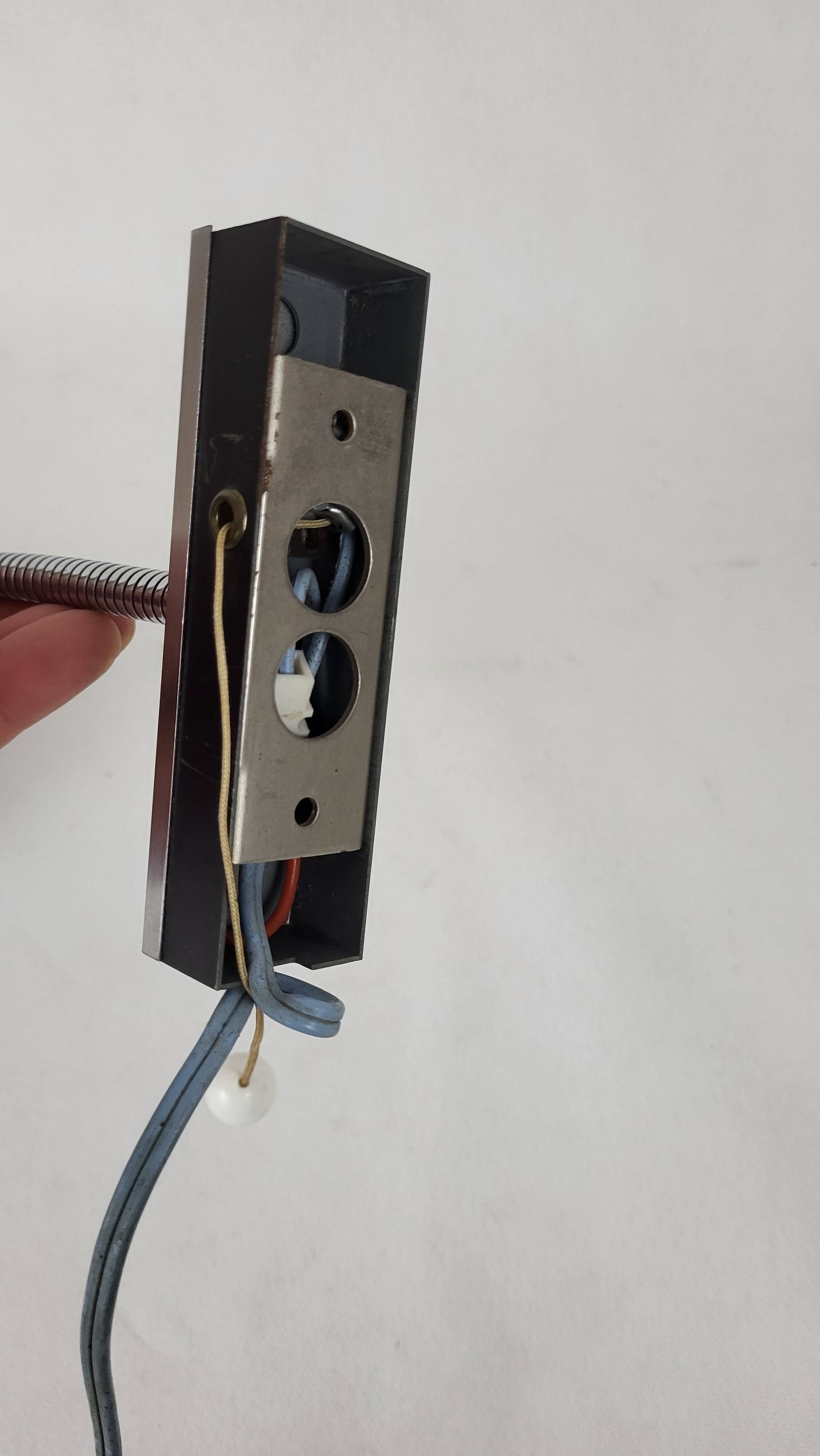 Flexible wall lamp 1960 metal
