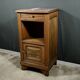 Living Room or Nightstand Table in Oak and Marble, Art Deco – 1930