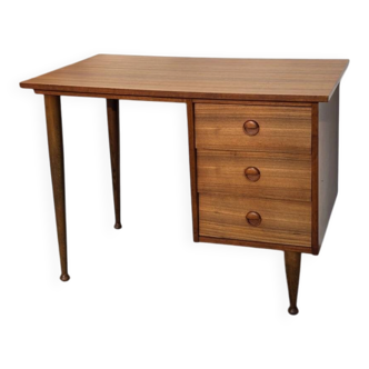 Teak desk in Mid-Century Scandinavian style