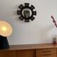 Sculptural black table lamp – Italian design spirit / Habitat