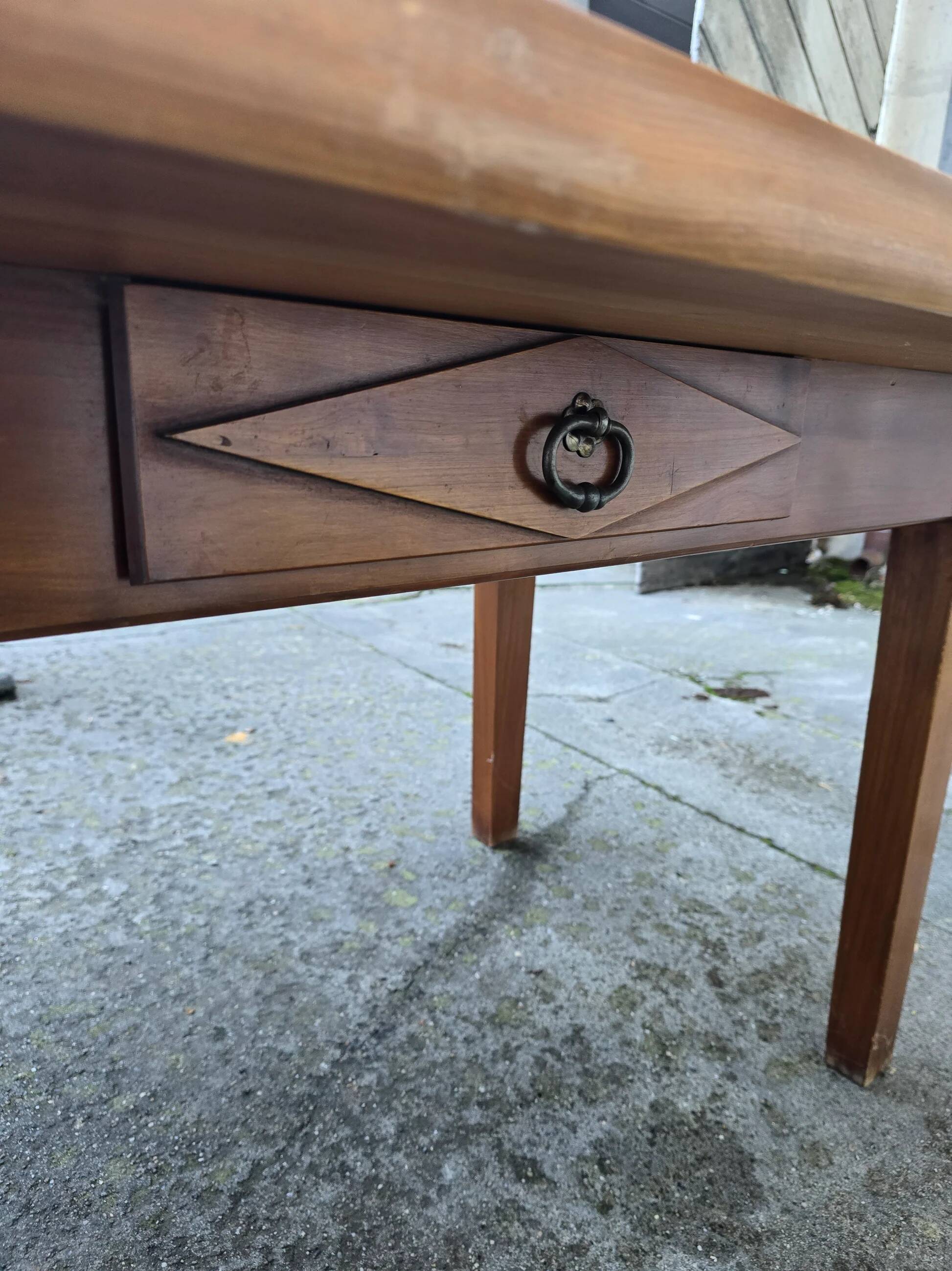 Large solid wood dining table - 2.5m