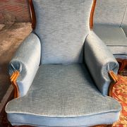 Louis XV style living room Sofa and pair of Armchairs