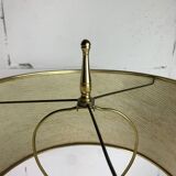 Large midcentury sputnik Stilnovo style brass table lamp, US 1950s