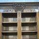 19th-century Norman wedding armoire in blonde oak.
