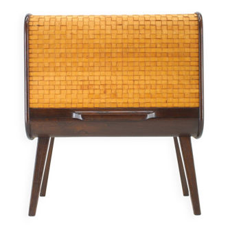 1950s Rare Wooden Bar Cabinet ,Czechoslovakia