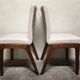 Paire de chaises scandinaves restaurées années 70