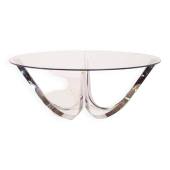 Sculptural Coffee Table Produced by Tri-Mark, 1970s