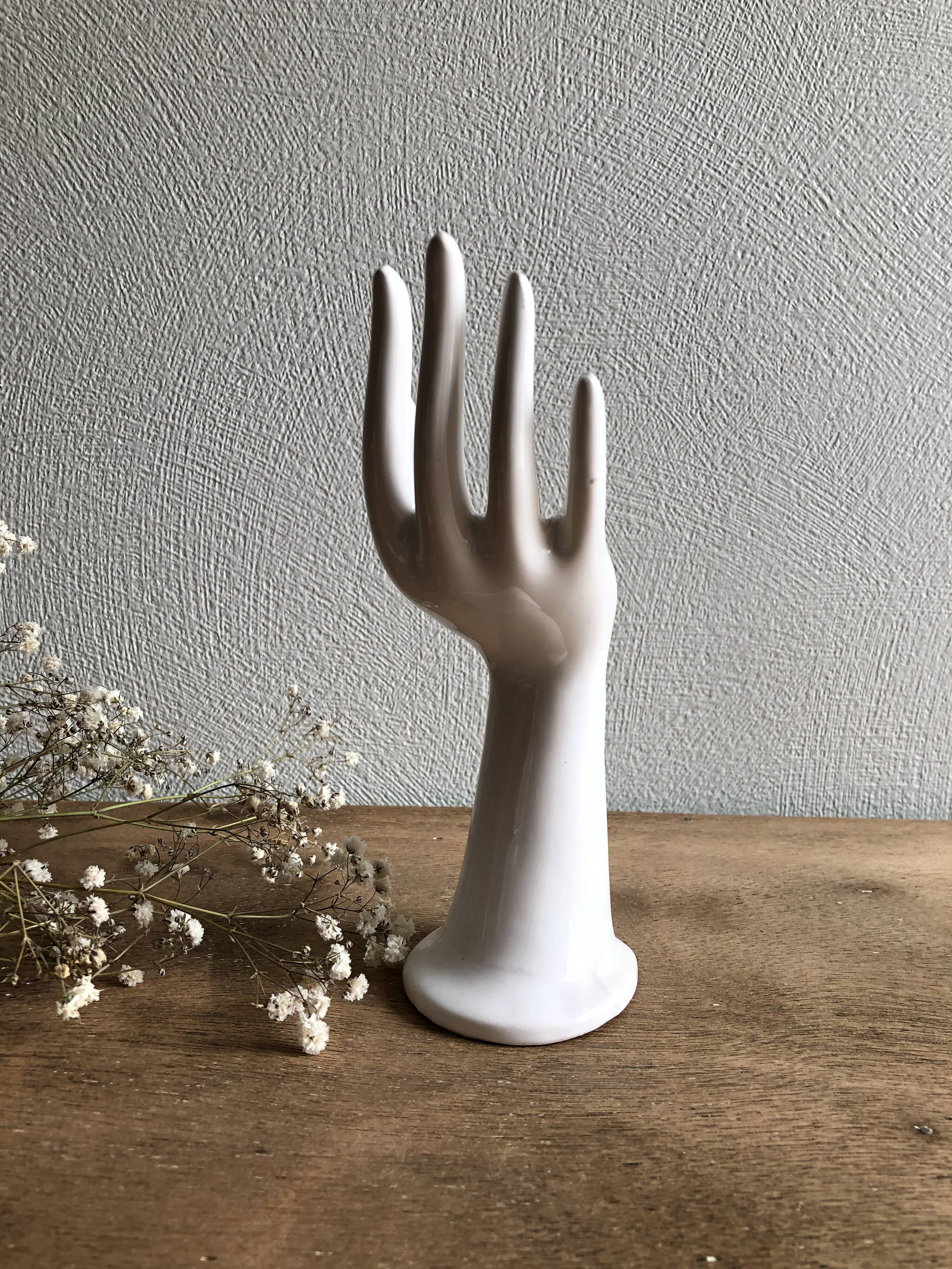 Hand baguier vase soliflore ceramic