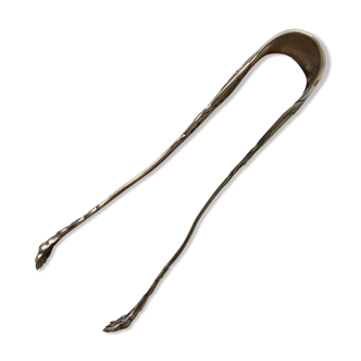 Silver metal sugar pinch