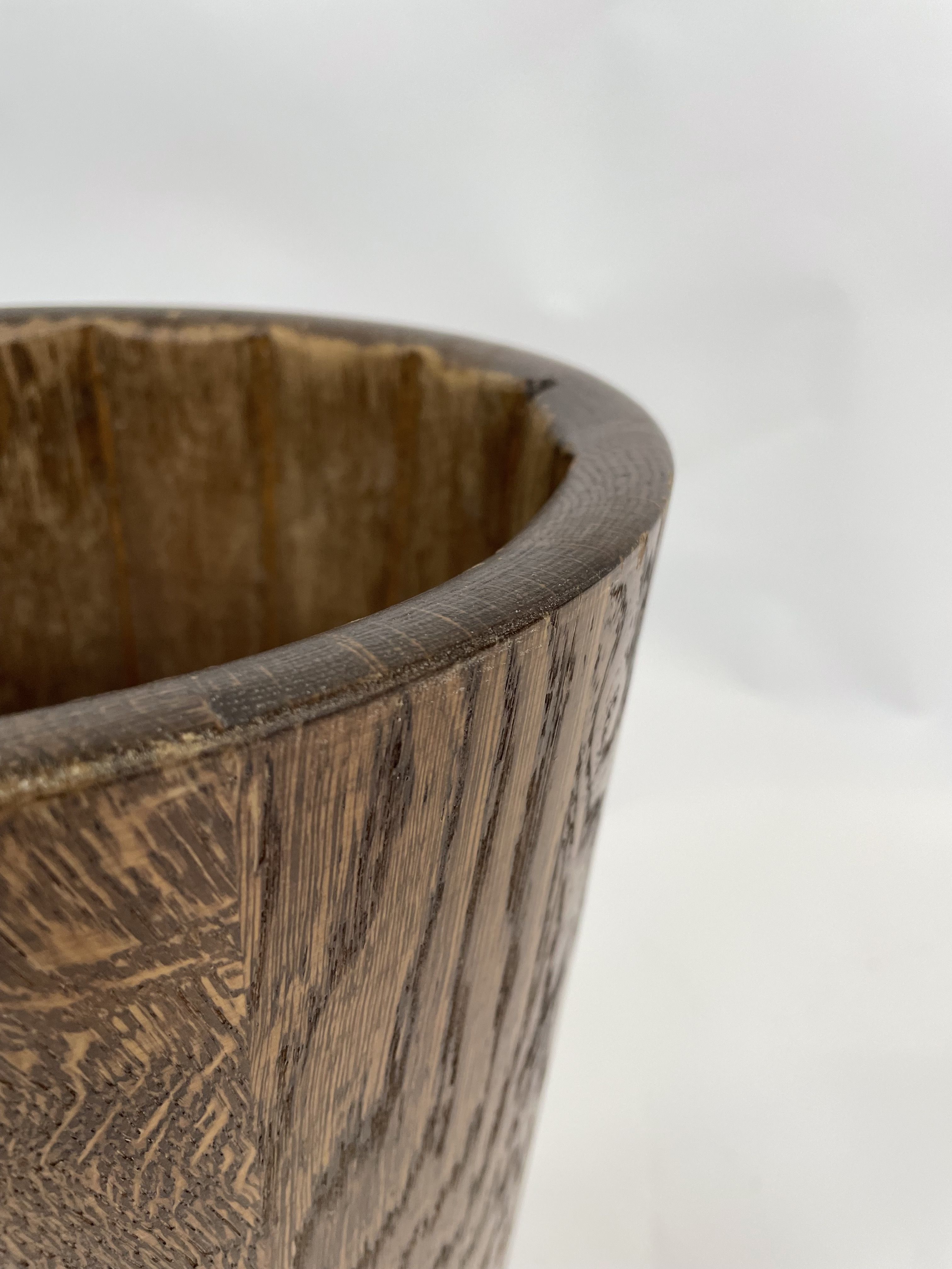 Vintage umbrella holder basket storage design of the 1960