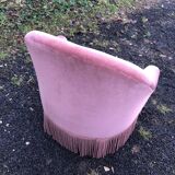 Pink toad armchair