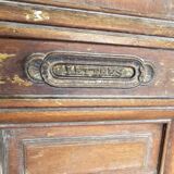 Double oak front door