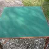 Vintage folding games table
