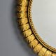 Midcentury bohemian Hollywood Regency Spanish gilt metal sun mirror, 1960s