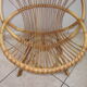 Adult rattan shell armchair from the years 60-70