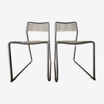 Set of 2 vintage Spaghetti chairs Lisa Norider for Ikea