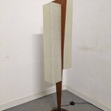 Danish floor lamp in teak and pearly resin from the 50s/60s