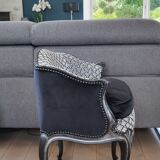 Fauteuil cabriolet et son repose pied