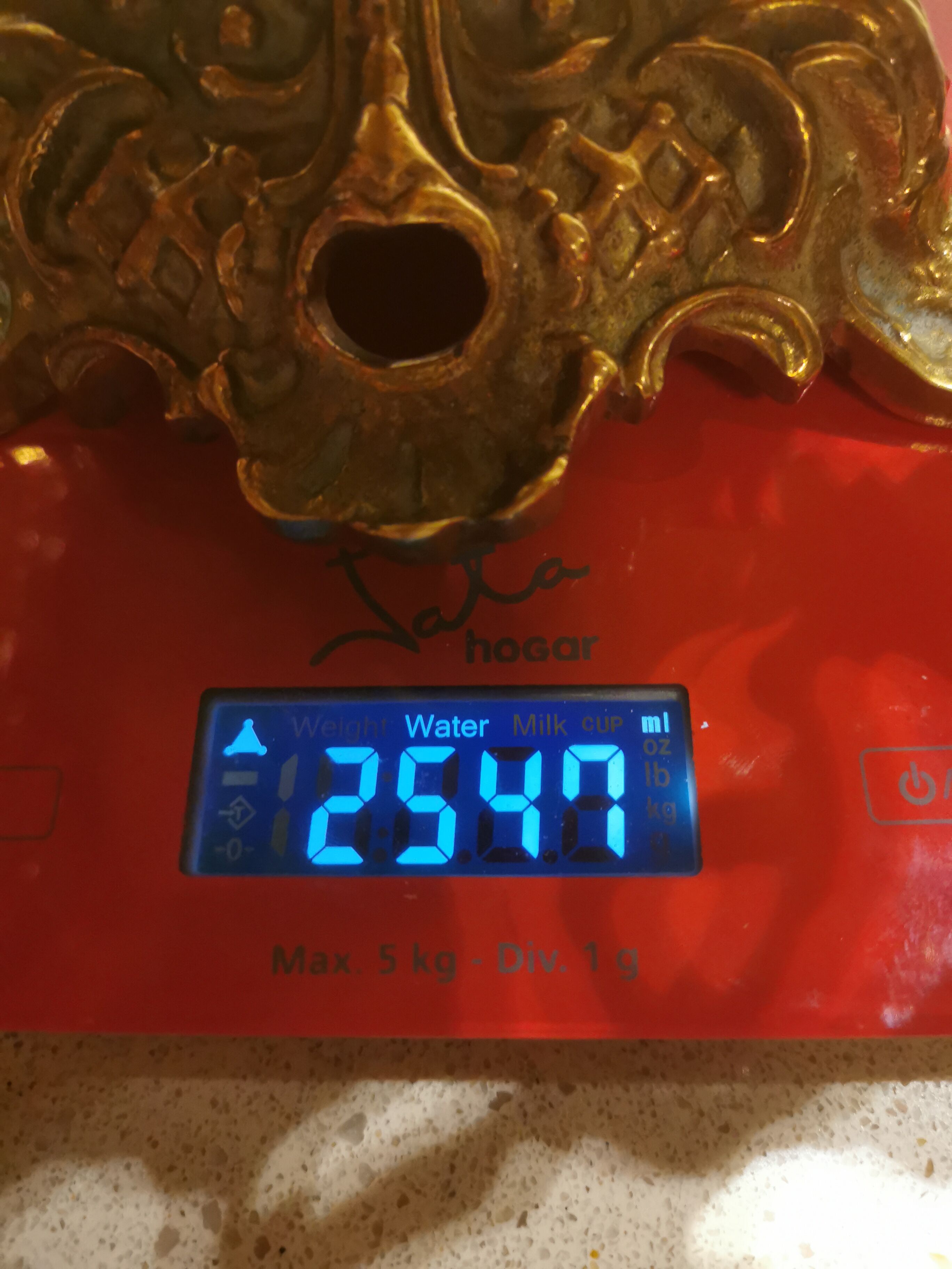 Centre de table en bronze avec décoration nymphe