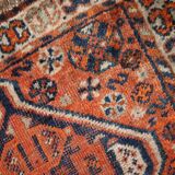 Tapis Antique Shiraz en Laine, Début du XXe Siècle, Élégance Historique