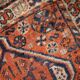 Tapis Antique Shiraz en Laine, Début du XXe Siècle, Élégance Historique