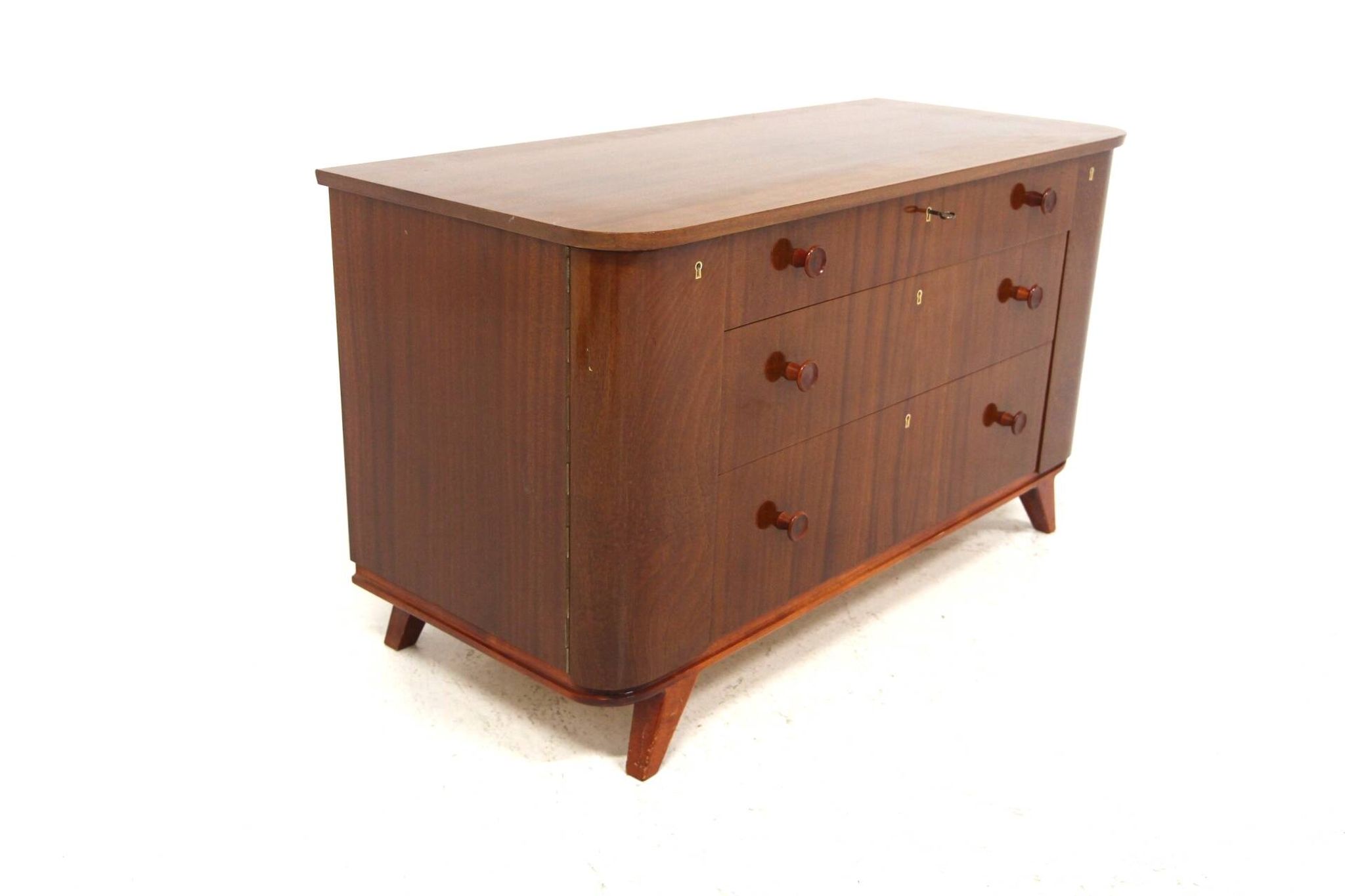 Commode scandinave en acajou, Swedish modern, Suède, 1940
