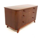 Scandinavian mahogany chest of drawers, Swedish modern, Sweden, 1940