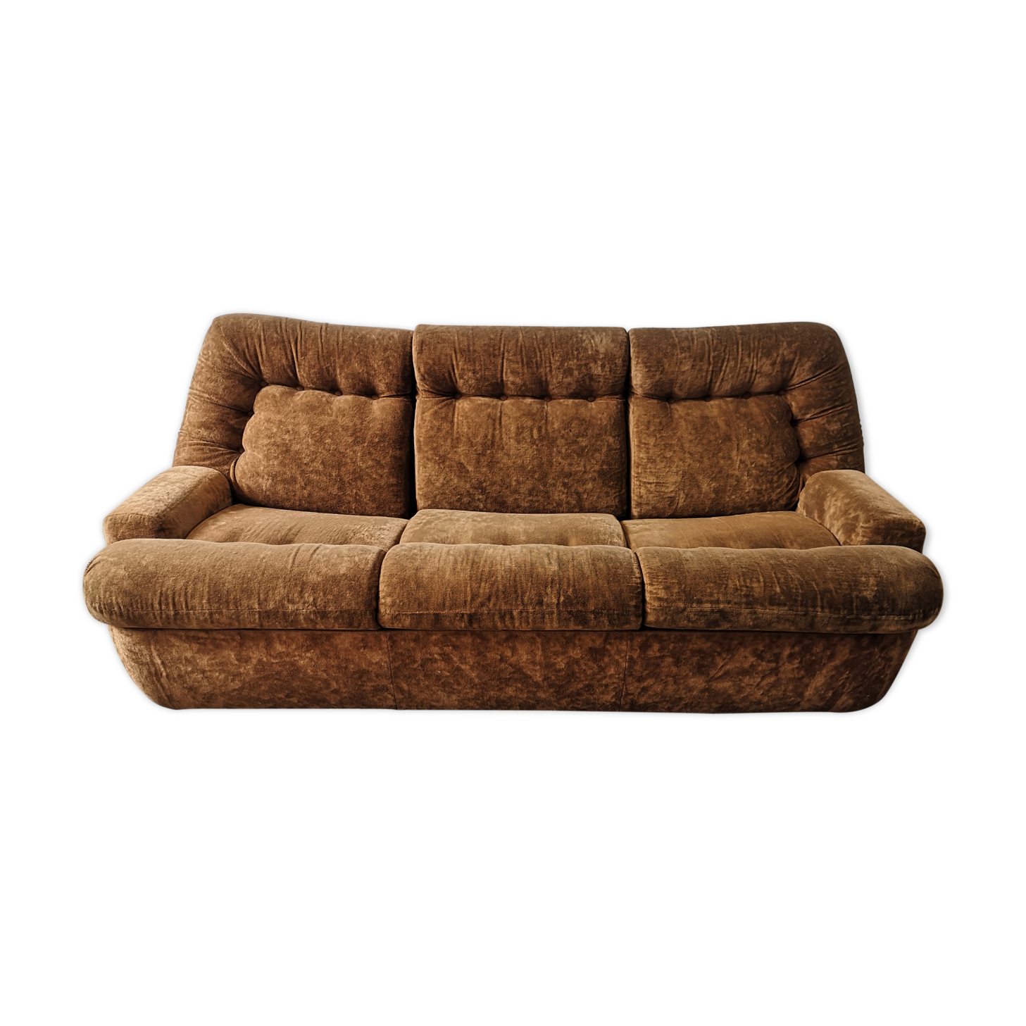 Vintage velvet sofa