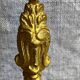 Patère en bronze doré