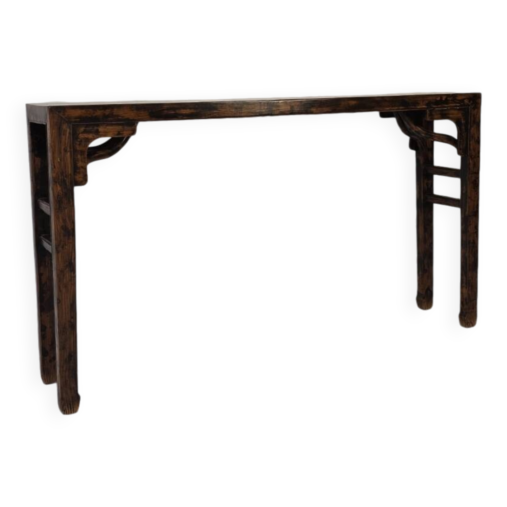 Console en bois, Chine début XXème