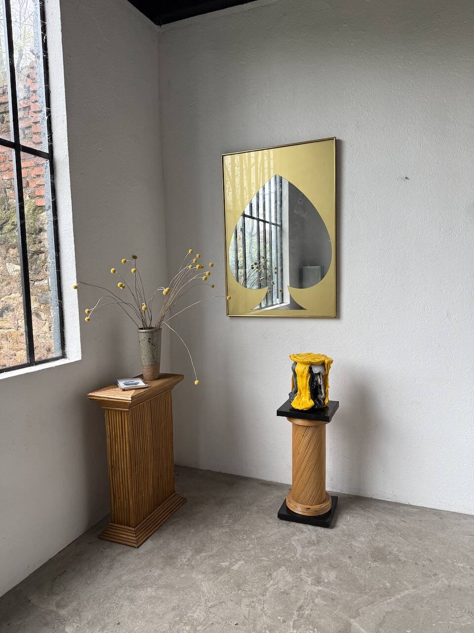 Resin fish sculpture