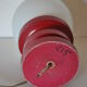 Lampe bois laqué et opaline vintage
