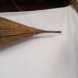 Suspension / large wicker basket