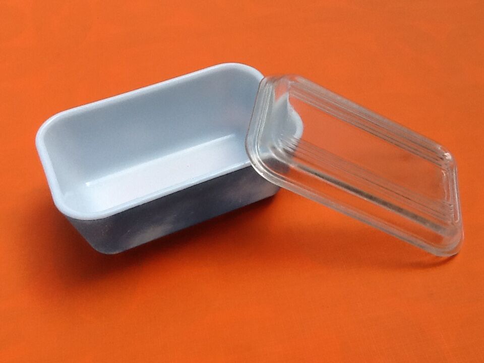 Pyrex Blue Butter 70s Made in U.S.A.