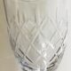 Ensemble de six verres à eau en cristal de Lorraine taillé