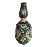 Vintage enamelled vase signed safi