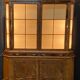 Large old wooden showcase