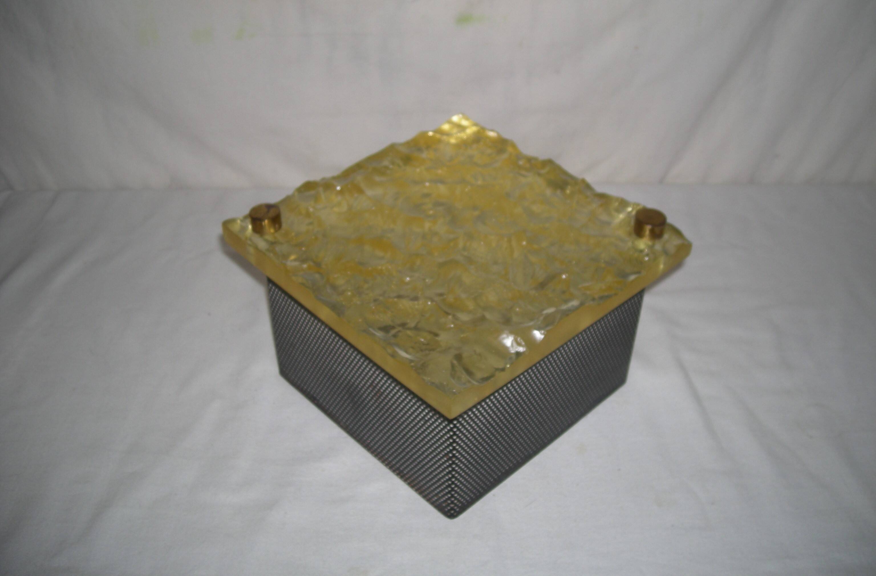 Perforated wall light Dallux - Polydécor from the 1960s