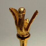 Gold and crystal gilt servant - Val St Lambert Belgium