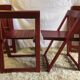 Set of 4 folding chairs 60