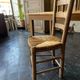 Lot 6 chaises paillées fin 19 eme