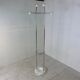 Vintage chromium and Carrara marble coat hanger Italy 1970s