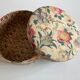 Le Bon Marché box in art deco floral fabric 1930