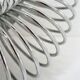 Philippe Rogier stainless steel pendant lamp for Oxar design gallery 70s