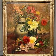 Karel Jongelinghs (1871-1948) « Nature morte aux fleurs ».