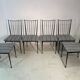 6 chaises originales par Colette Gueden, 1950