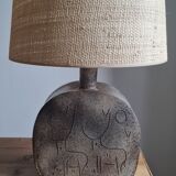 Stoneware lamp circa 1950