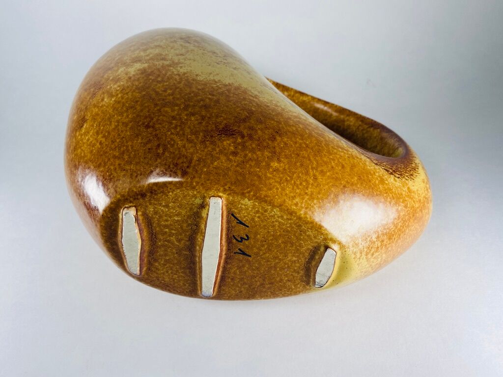 Vase by Roberto Rigon for Bertoncello Ceramiche, Italy, 1960s