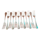 Ensemble lot 12 fourchettes Christofle ancienne