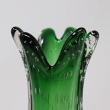 Murano Green Vase, Italy 1960s
